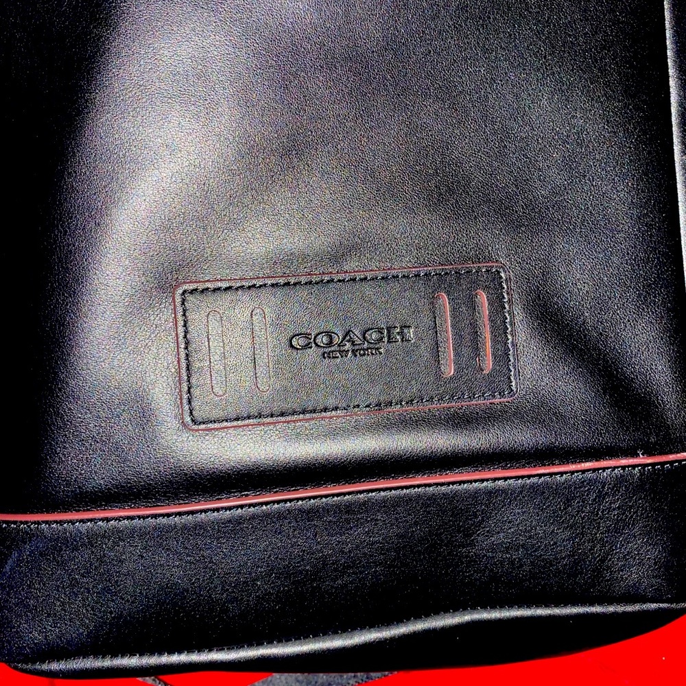 **NWOT $400** Calf Leather COACH backpack
